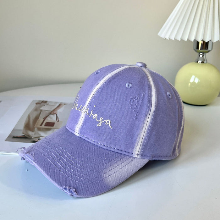 Wholesale New versatile baseball cap with enlarged and deepened high-end feel, perforated soft top duckbill cap, thin design