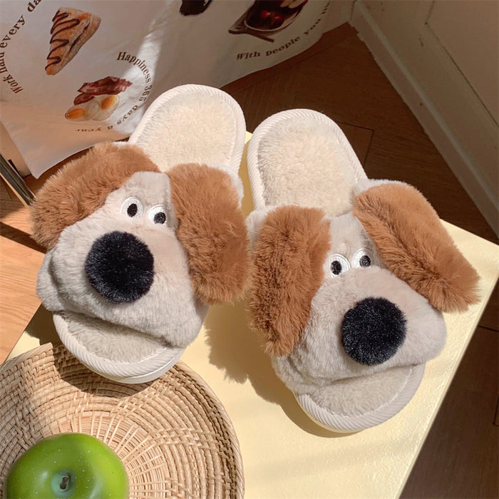 Wholesale Cute Cartoon Soft Bottom Cotton Slippers JDC-SP-RongHe008