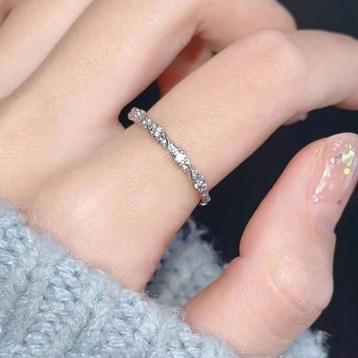 Wholesale  Women's Twist Wrap Finger Ring Niche Ring