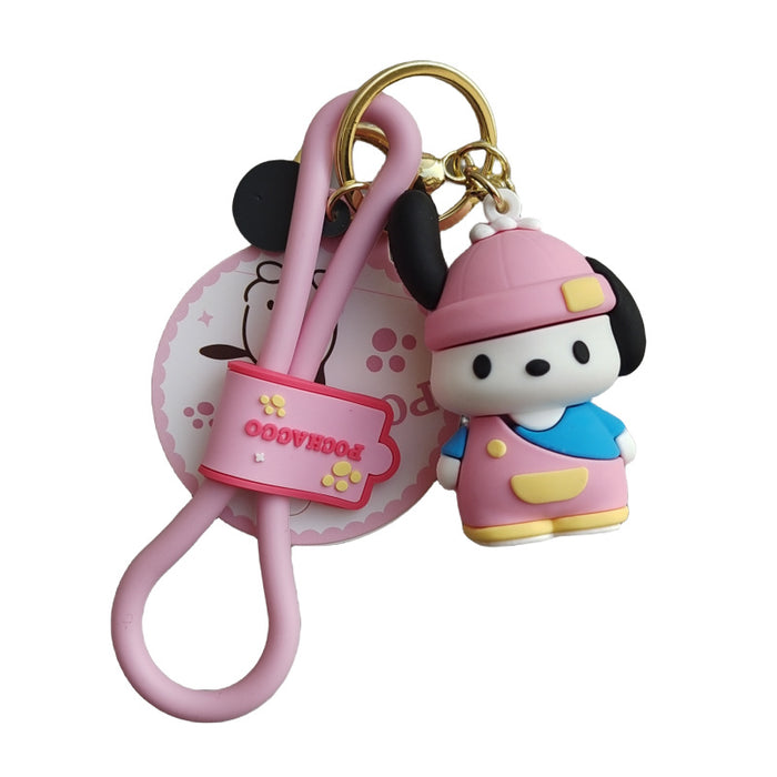 Wholesale Cartoon Silicone Doll Keychain JDC-KC-ZhuoRan012