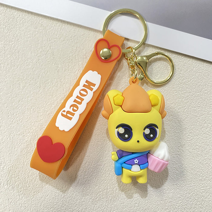 Wholesale Cute cartoon pendant school bag doll pendant keychain