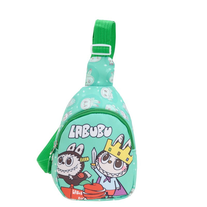 Wholesale Children' s Chest Bag  Cartoon Nylon One-Shoulder Slant