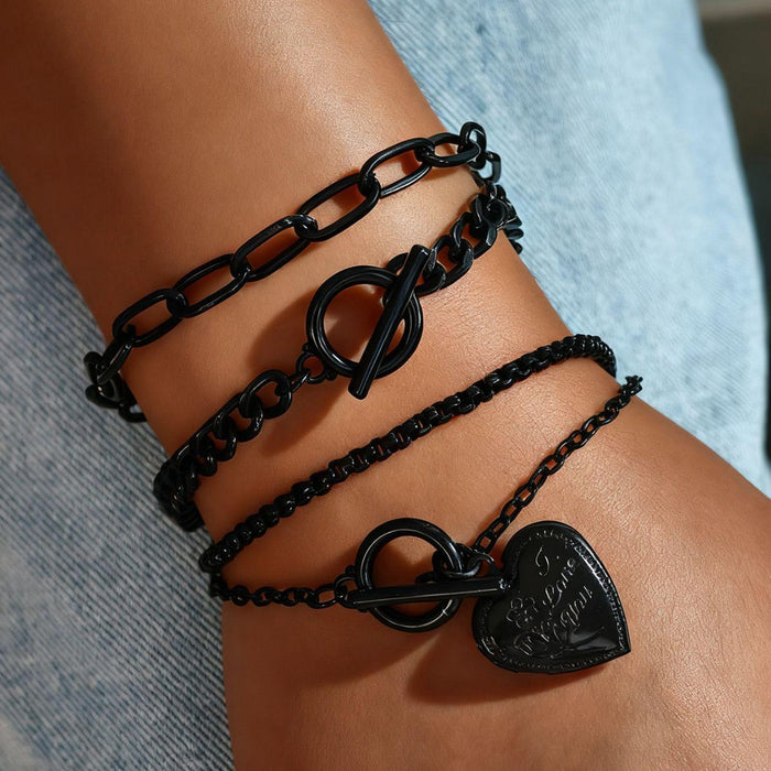 Wholesale Resin Retro Color-Contrast Beaded Bracelet Handmade Woven Stackable Jewelry Accessory MOQ≥2