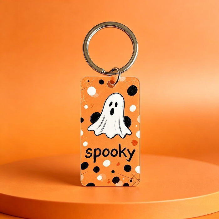 Wholesale Acrylic Pumpkin Skull Keychain Pendant  Christmas Y2K Chic Car Key Accessory Gift