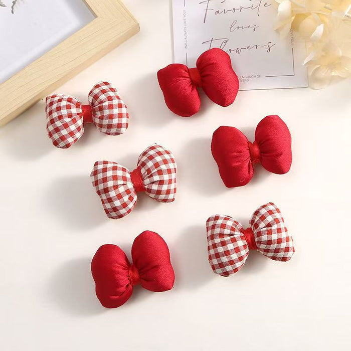 Wholesale Bow accessories, phone case accessories, headwear, clothing brooch, bow accessories, children's handmade DIY decorations