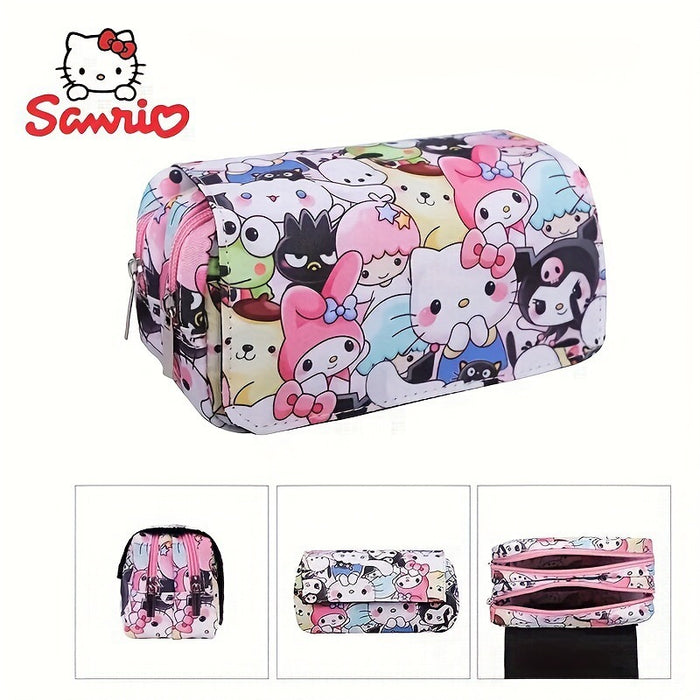 Wholesale Large-capacity durable Oxford cloth pencil case