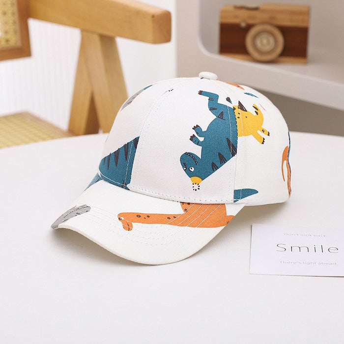 Wholesale Children's Hat Fashion Graffiti Printed Baby Baseball Hat Sunshade Duck Tongue Hat