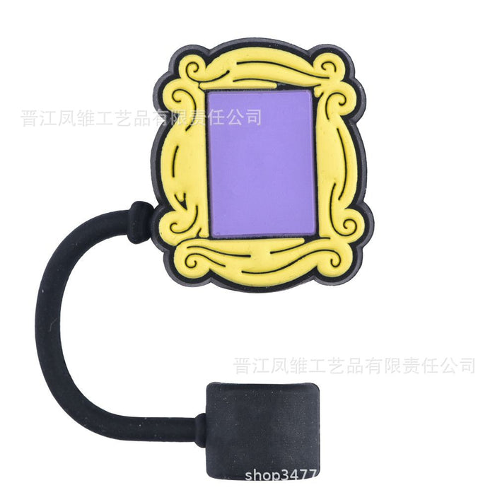 Wholesale 20pcs Food grade stainless steel glass drinking tube cover dust plug cover