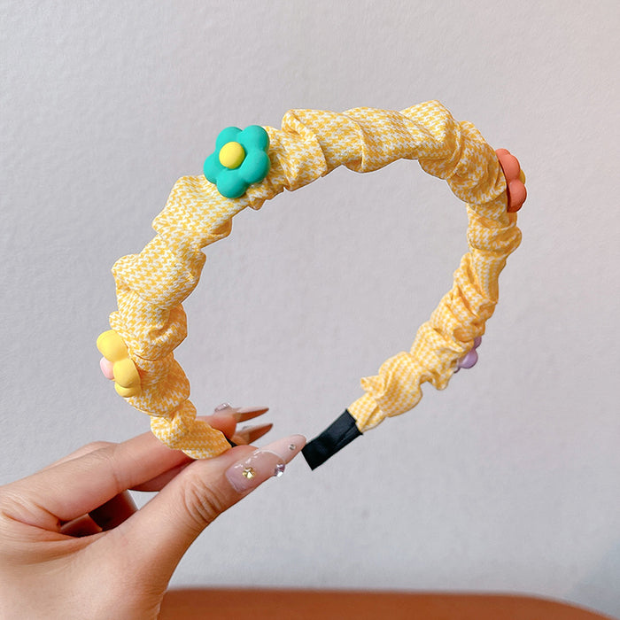 Wholesale Children' s headband girls non-slip baby hairpin headdress little girl rabbit ear bow headband