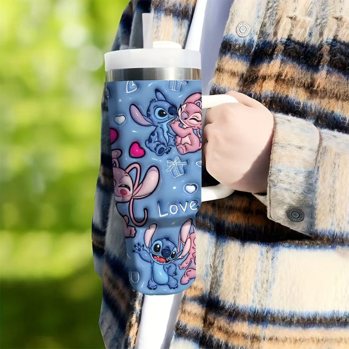 Wholesale 40oz tumbler ice bullies cup Portable insulated mug with handle