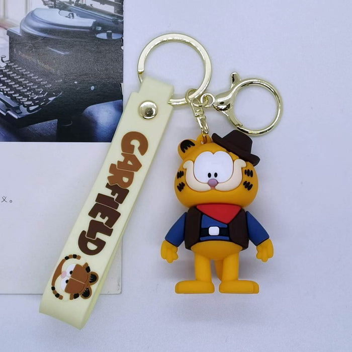 Wholesale cartoon drop glue doll  key chain pendant bag car key chain Accessories