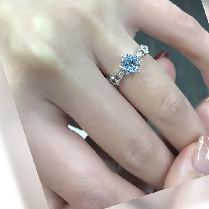 Wholesale Natural round, light luxury, versatile ring, high-end feel ring