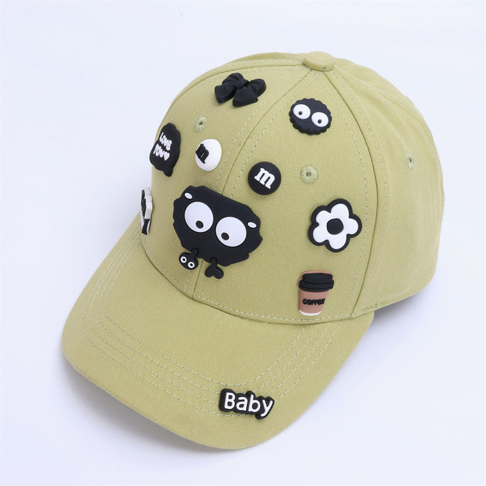 Wholesale Cute Baby Baseball Cap Coal Ball Design Fashion Hip Hop Hat For Kids Boys Girls
