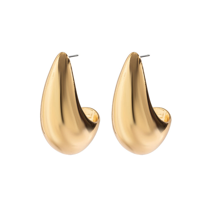 Wholesale show retro  punk style earrings niche simple drop earrings