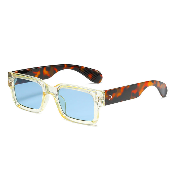 Wholesale  color matching box sunglasses sun protection personalized sunglasses rivet sunglasses