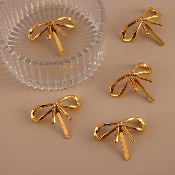 Wholesale Cross border fashion classic stainless steel dragonfly hair clip with black headband, light luxury high-end hair clip wholesale