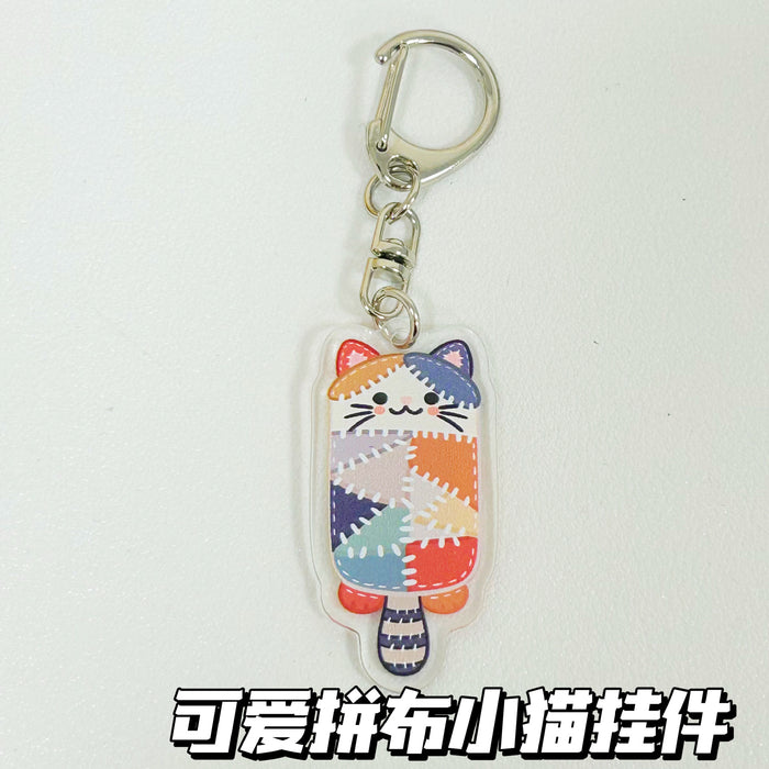 Wholesale Cotton Patchwork Kitten Pen Case - Trendy Portable Pencil Storage