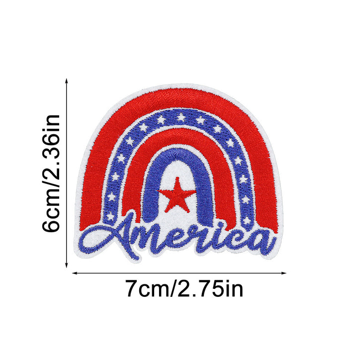 Wholesale Independence Day Embroidery DIY Patches