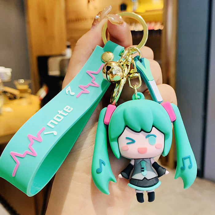 Wholesale Cartoon Doll Silicone Keychain JDC-KC-MingT060