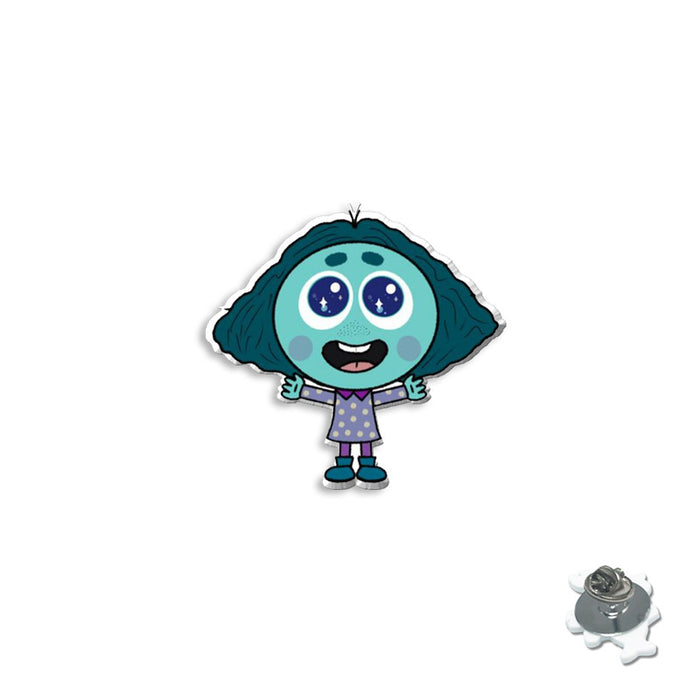 Wholesale brooch acrylic animation cute resin collar pin