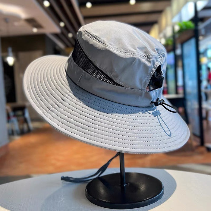 Wholesale Hat Breathable Quick-drying Mesh Sun Hat Men's Fashion Hat  Sunscreen Hat
