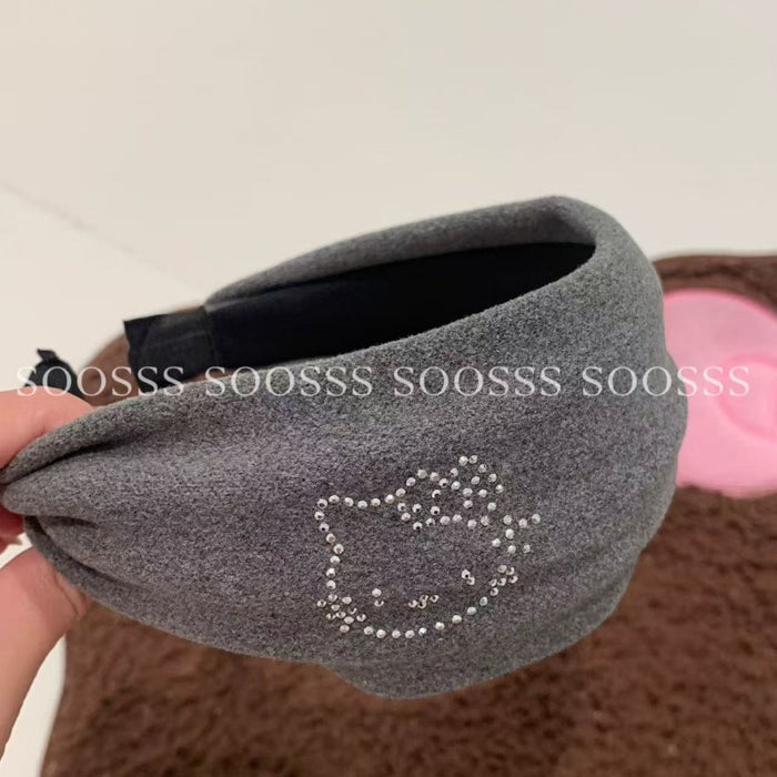Wholesale Cute rhinestone cartoon pattern wide headband