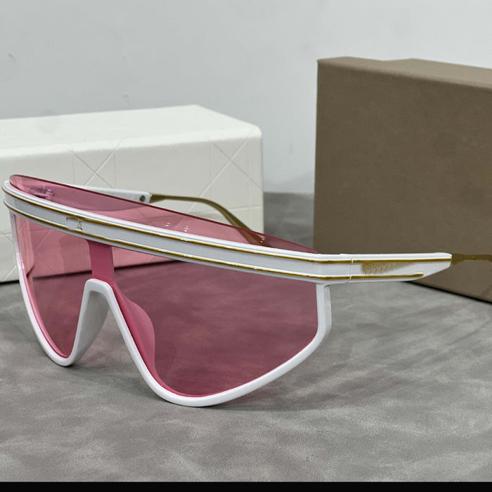 Wholesale  shui silver conjoined large frame leisure trend sunscreen riding sunglasses