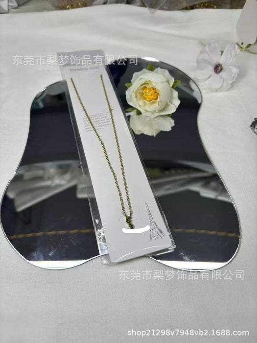 Wholesale New temperament, compact necklace, light luxury, classic letter bracelet, same style, versatile accessories