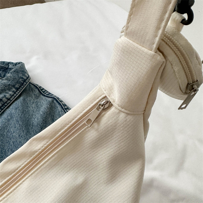 Wholesale Canvas bag, crossbody bag, large capacity casual versatile shoulder bag