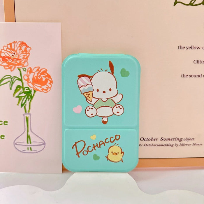 Wholesale Cartoon portable makeup mirror portable small mirror desktop folding mirror student dormitory HD dressing mirror