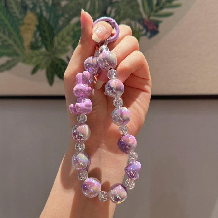 Wholesale Car keychain color plated colorful cartoon acrylic keychain