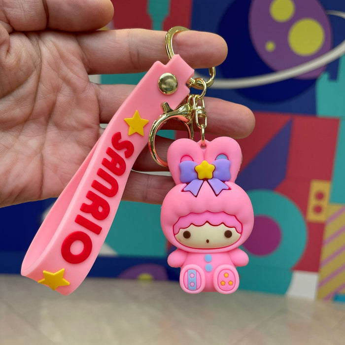 Wholesale Doll keychain pendant cute cartoon car keychain