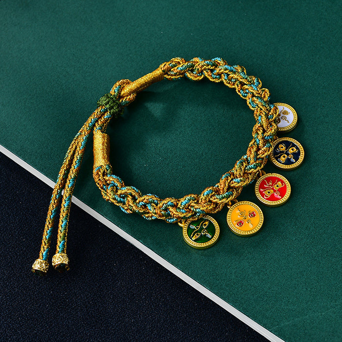 Wholesale Colorful rope, hand rope bracelet, women's hand woven rope, hand rope