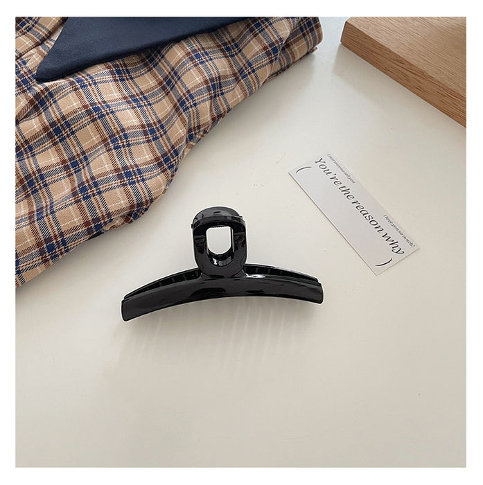 Wholesale Cross ribbon back head clip fresh temperament shark clip geometric circle updo hair clip