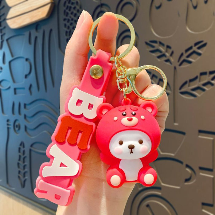 Wholesale Resin Cute Doll Keychain JDC-KC-XingLao002