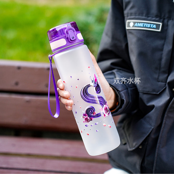 Wholesale Simple letter water bottle