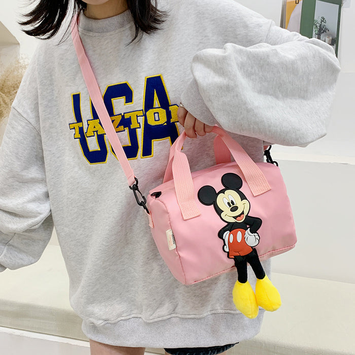 Wholesale Children's bag, one shoulder casual large capacity bag, cartoon waterproof bucket small bag, crossbody bag