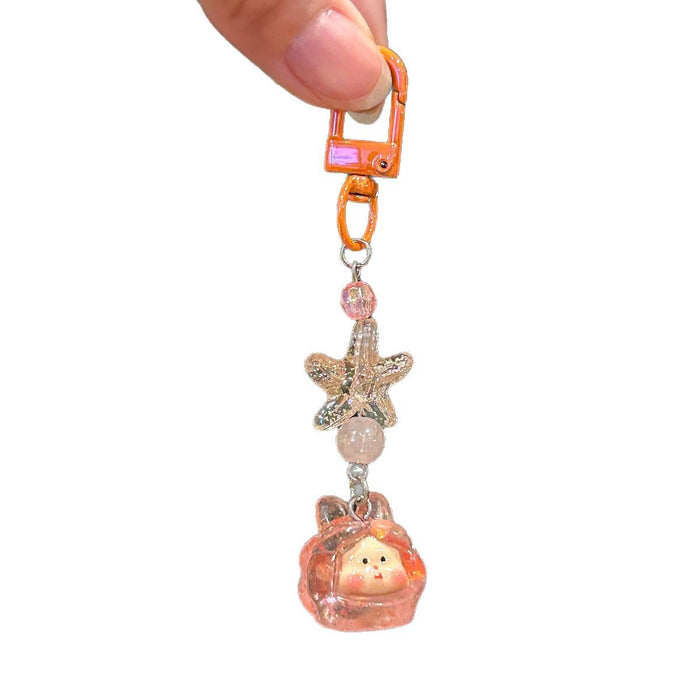 Wholesale Handmade Beaded Mobile Phone Chain Niche Jewelry Pendant  Best Friend Camera Bag Key Chain