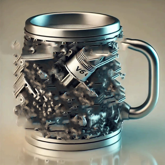 Wholesale Engine V8 cup engine creative mug resin process design cup three-dimensional cup