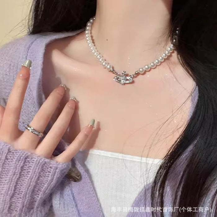 Wholesale Pearl necklace, pearl collarbone chain