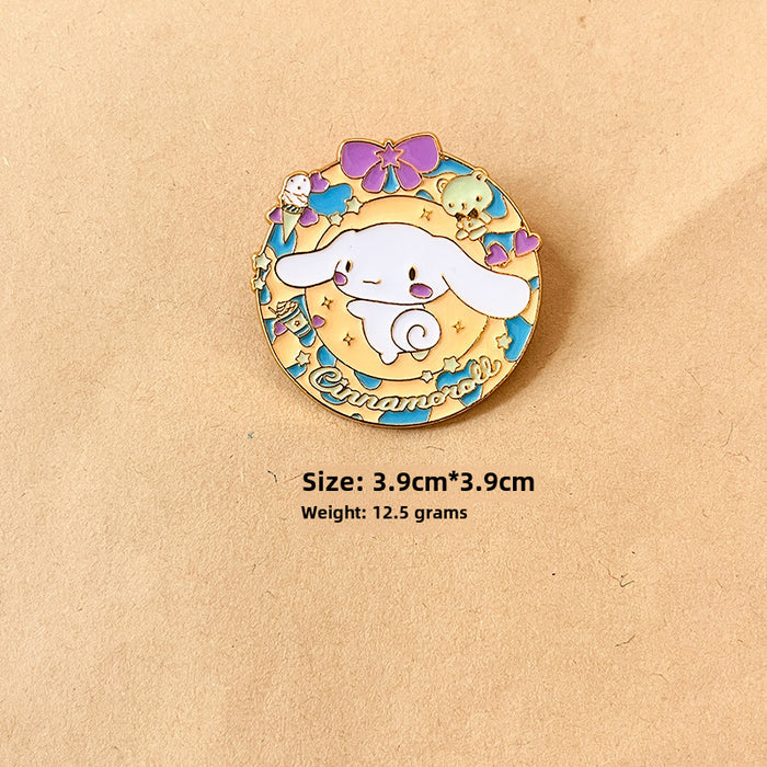 Wholesale Advanced cartoon brooch, cute metal badge, clothes, bags, accessories