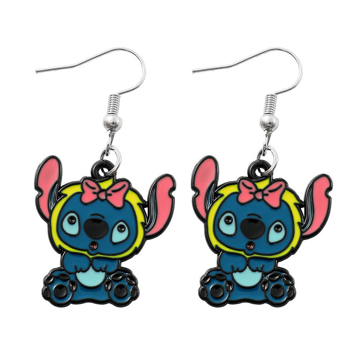 Wholesale Cartoon Cute Alloy Earrings JDC-ES-ShaoH008