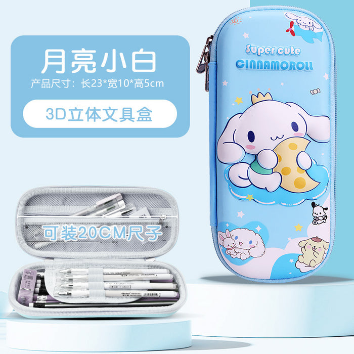 Wholesale Cartoon Pencil Case for Primary School Students Large Capacity Storage