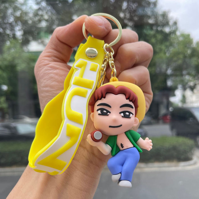 Wholesale K-POP Anime Backpack Charm Keychain