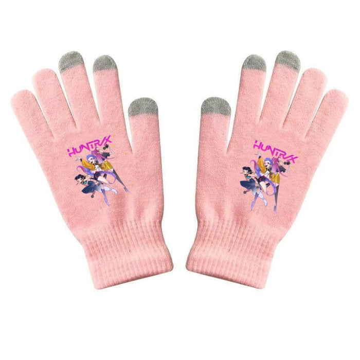 Wholesale KPOP Student gloves warm touchscreen gloves