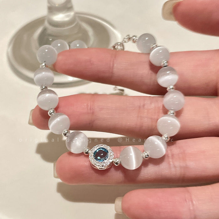 Wholesale Broken silver beaded bracelet with high-end feel and temperament