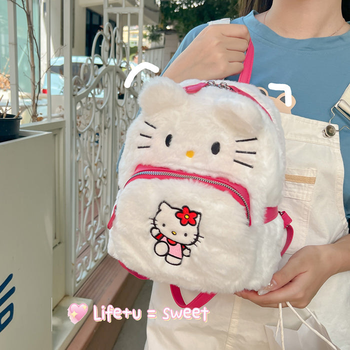 Wholesale Cartoon Cute Mini Plush Backpack Bags JDC-BP-Youk005