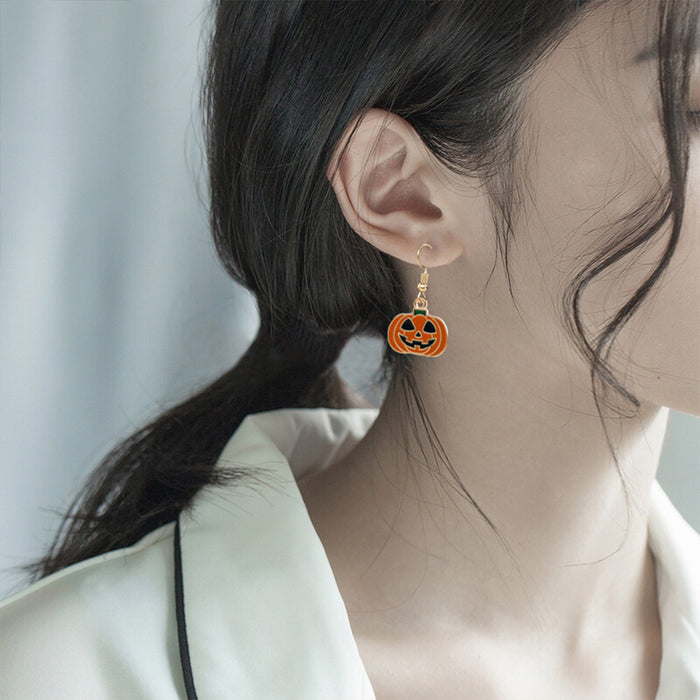 Wholesale   Earrings Temu Popular Devil Pumpkin Bat Holiday Earrings