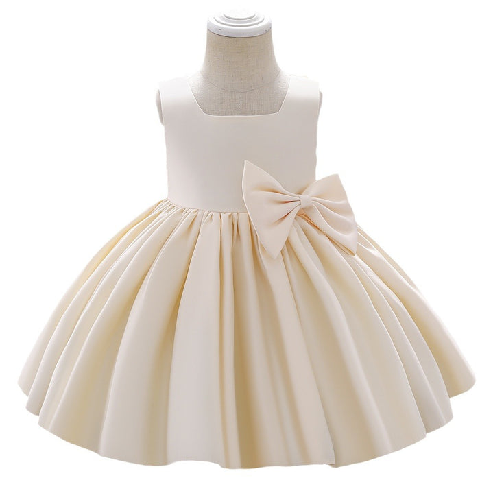 Wholesale Children's Princess Dress Baby One-year-old Dress Girl Bow Birthday Party Host Performance Costume JDC-CTS-ASQ001