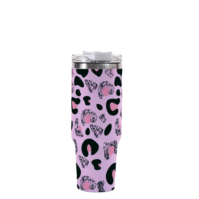 Wholesale  Animal Print Series Personalized Pattern Printing 40oz Car Cup Stainless Steel Large Capacity Ice Cup